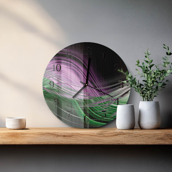 Reloj de pared redondo Arte abstracto