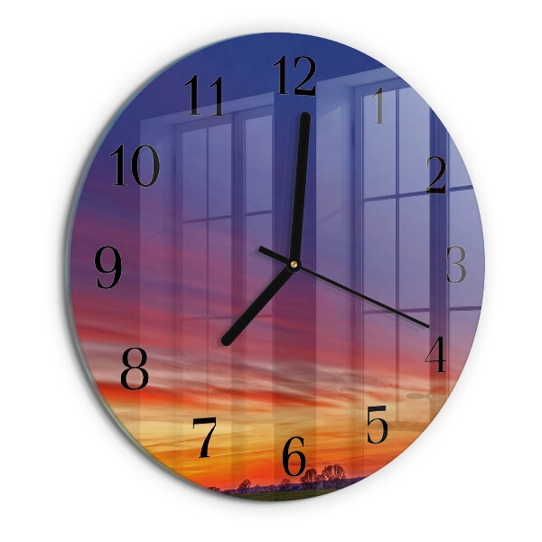 Reloj de pared redondo Campo