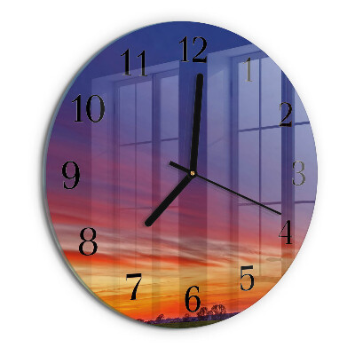 Reloj de pared redondo Campo