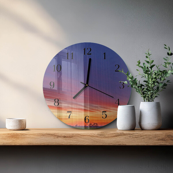 Reloj de pared redondo Campo