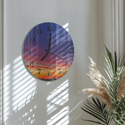 Reloj de pared redondo Campo