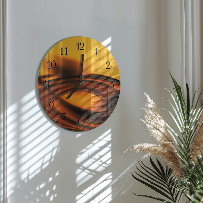 Reloj de pared redondo Abstracción
