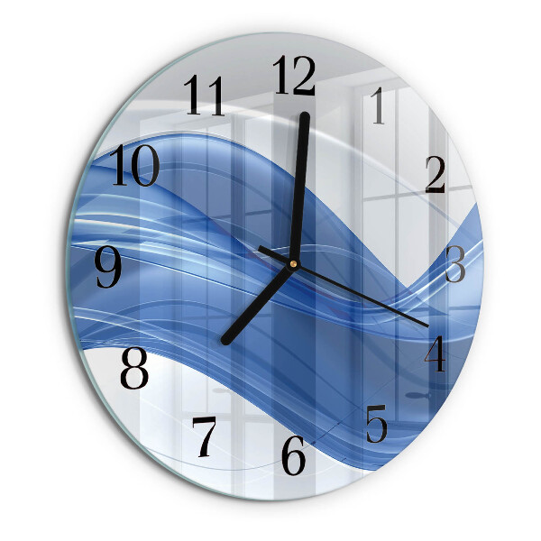 Reloj de pared redondo Líneas abstractas