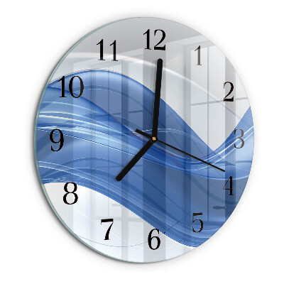 Reloj de pared redondo Líneas abstractas