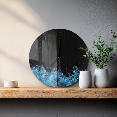 Reloj de pared redondo Agua