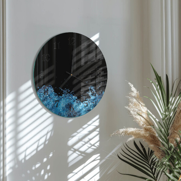 Reloj de pared redondo Agua