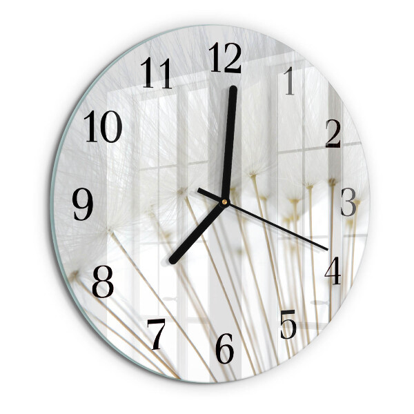Reloj de pared redondo Diente de león