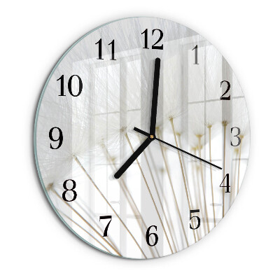 Reloj de pared redondo Diente de león