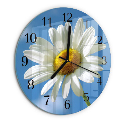 Reloj de pared redondo Flor