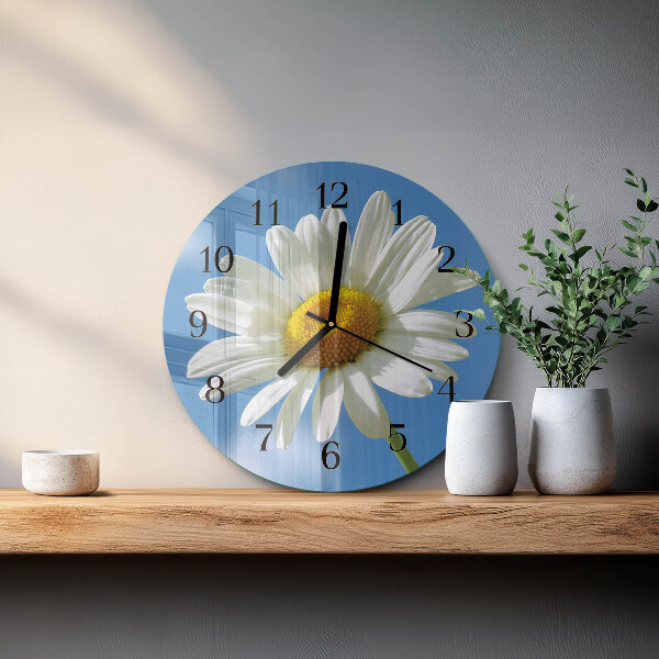 Reloj de pared redondo Flor