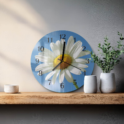Reloj de pared redondo Flor