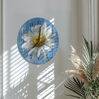 Reloj de pared redondo Flor