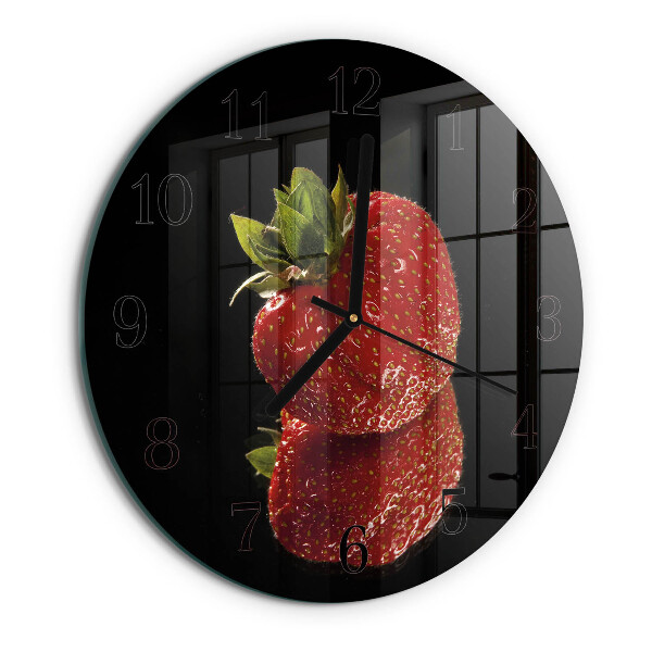 Reloj de pared redondo Fresa