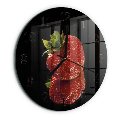 Reloj de pared redondo Fresa