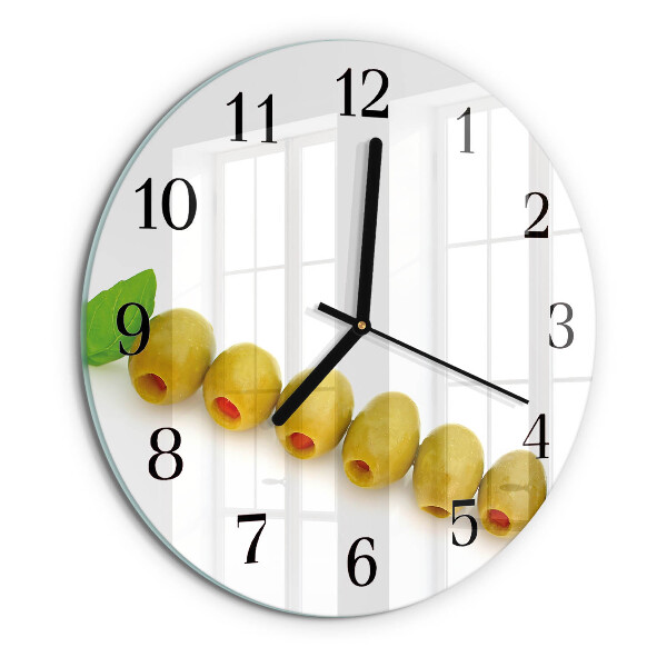 Reloj de pared redondo Aceitunas