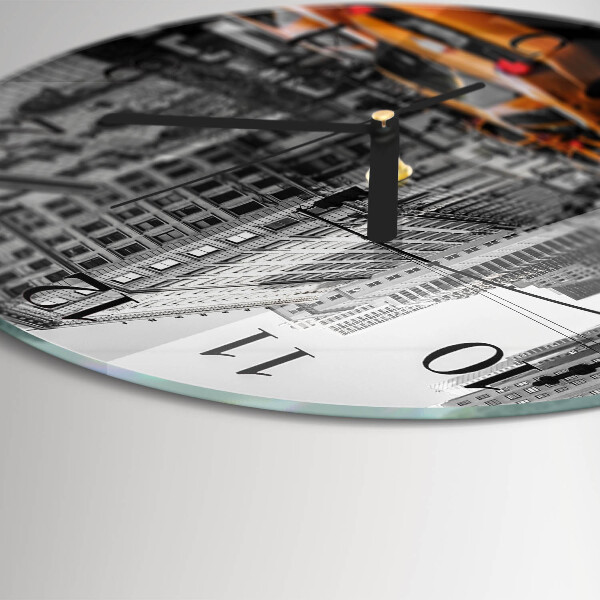 Reloj de pared redondo Taxi de Nueva York