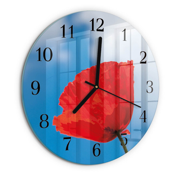 Reloj de pared redondo Amapola
