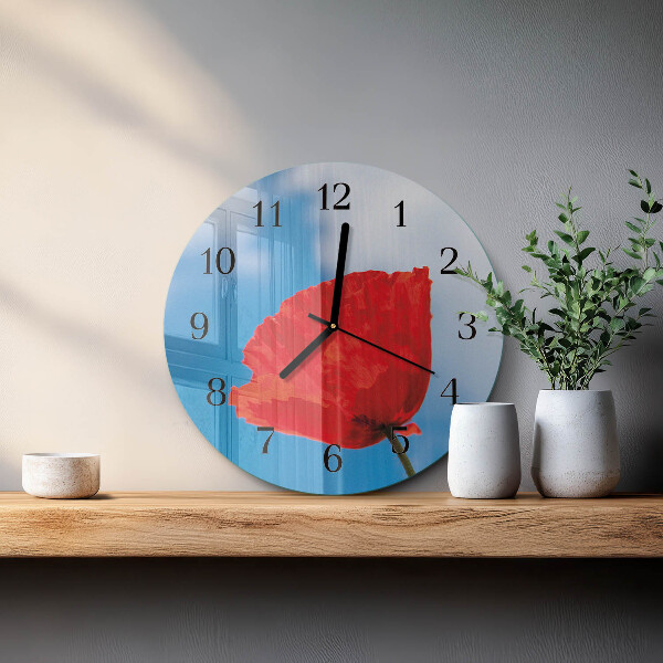 Reloj de pared redondo Amapola