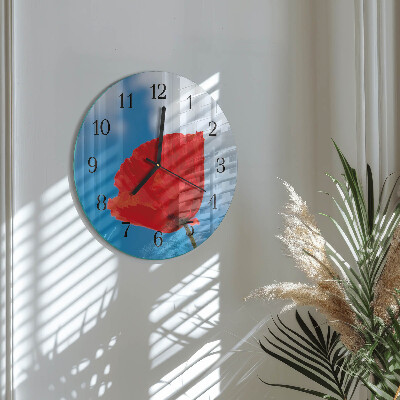 Reloj de pared redondo Amapola