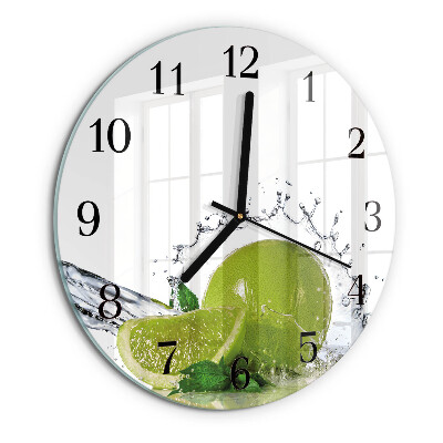 Reloj de pared redondo Agua de cal