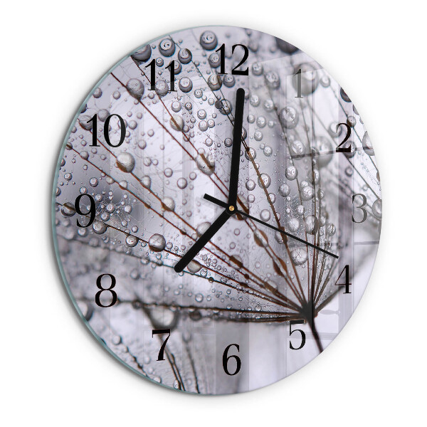 Reloj de pared redondo Diente de león