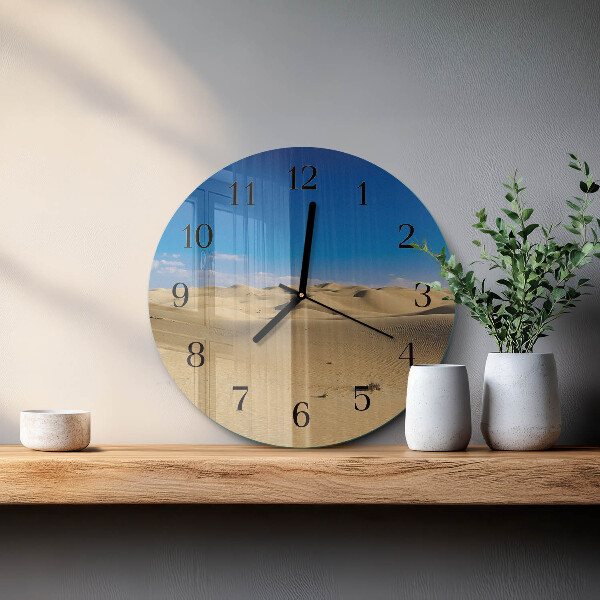 Reloj de pared redondo Desierto