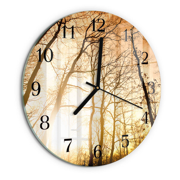 Reloj de pared redondo Árboles
