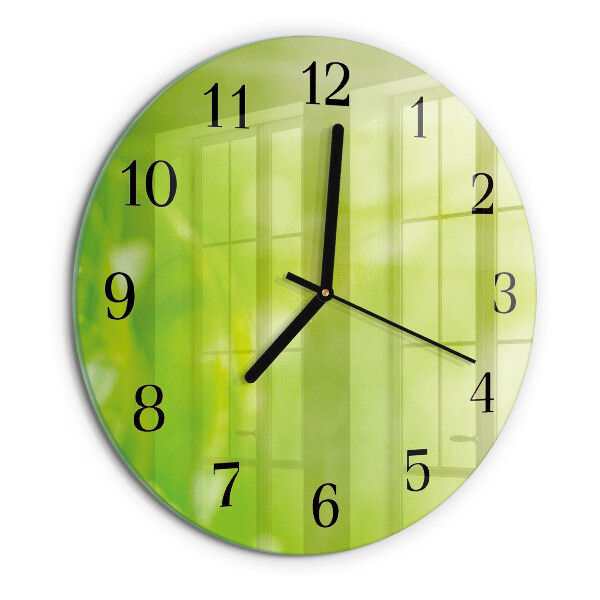 Reloj de pared redondo Césped