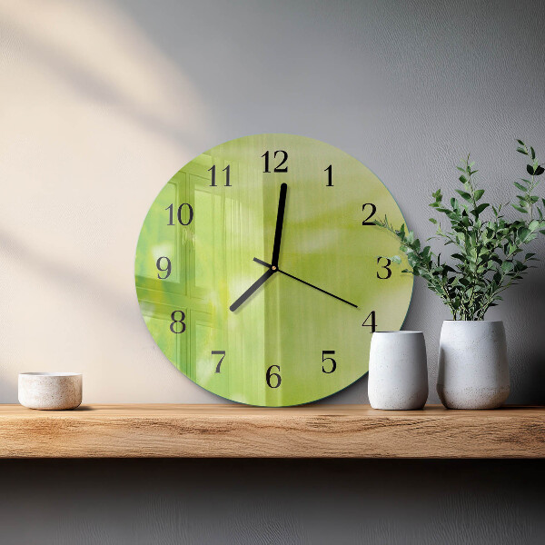 Reloj de pared redondo Césped