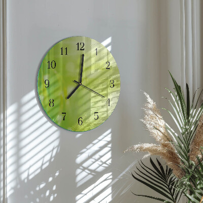 Reloj de pared redondo Césped
