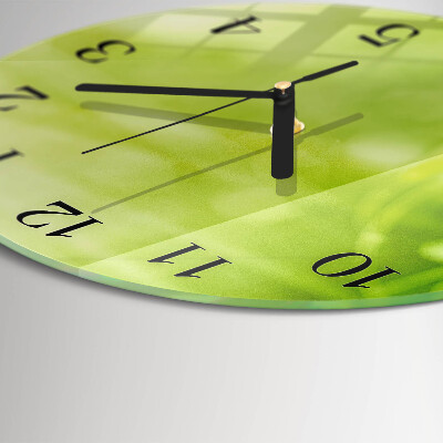 Reloj de pared redondo Césped