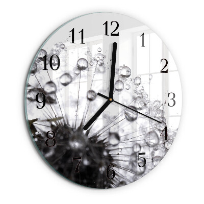 Reloj de pared redondo Diente de león