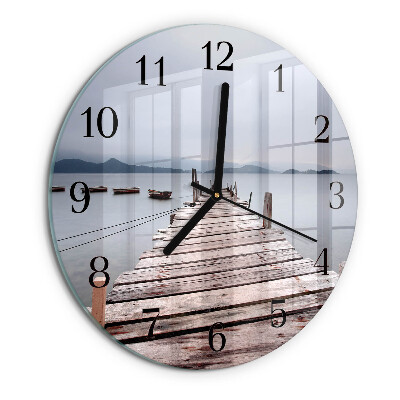 Reloj de pared redondo Red