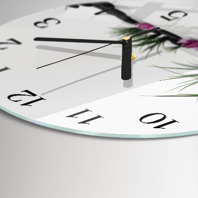 Reloj de pared redondo Flor de loto