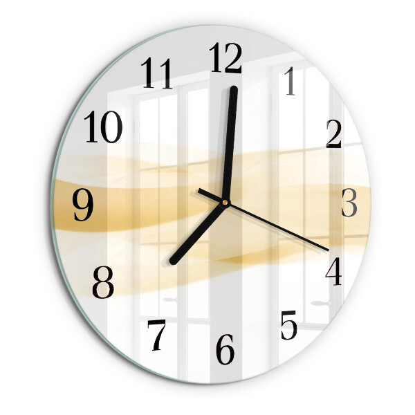 Reloj de pared redondo Onda abstracta
