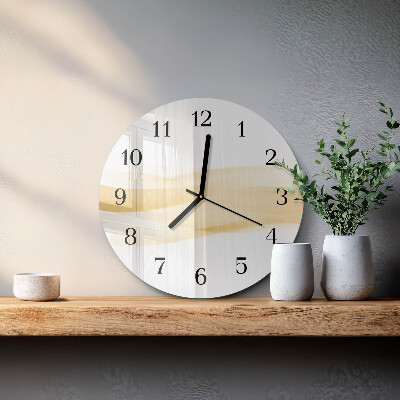 Reloj de pared redondo Onda abstracta