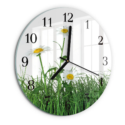 Reloj de pared redondo Margaritas