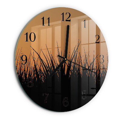Reloj de pared redondo Césped