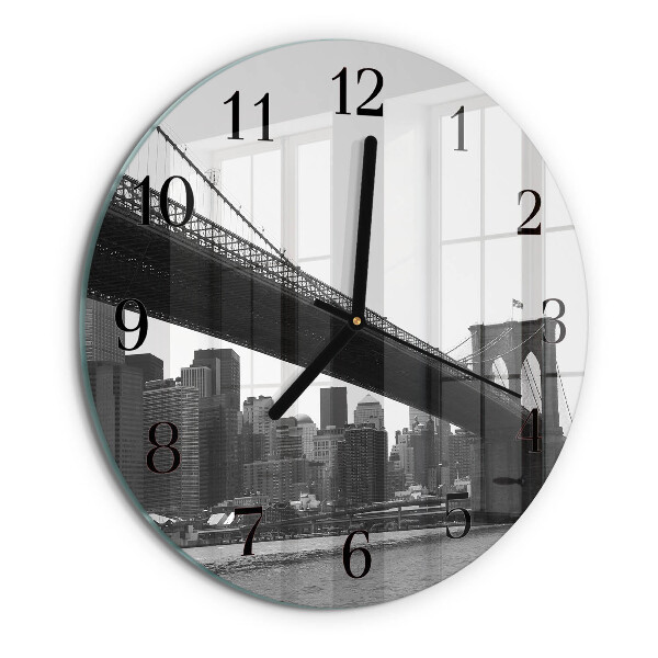 Reloj de pared redondo Puente