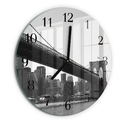 Reloj de pared redondo Puente