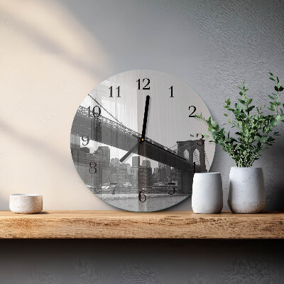 Reloj de pared redondo Puente