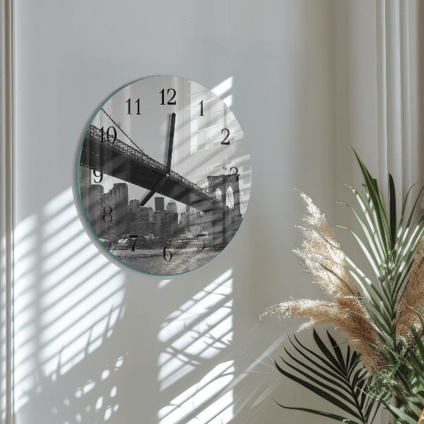 Reloj de pared redondo Puente