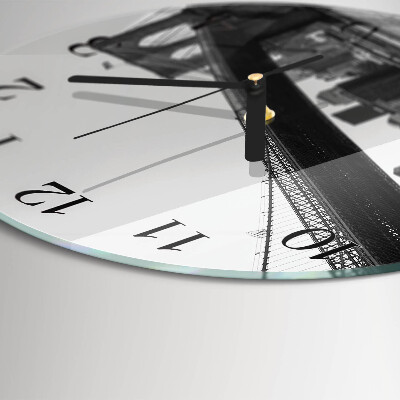 Reloj de pared redondo Puente