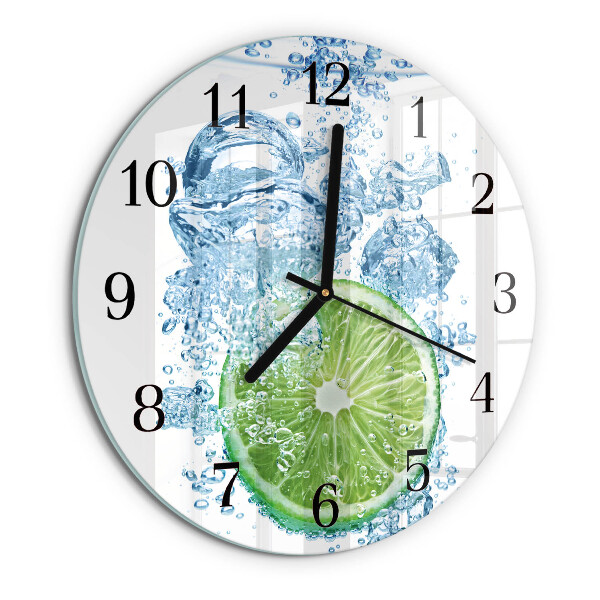Reloj de pared redondo Carbonato de calcio