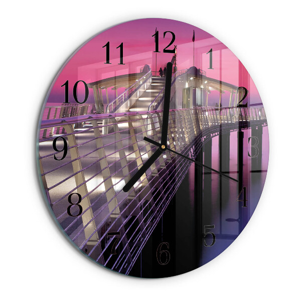 Reloj de pared redondo Muelle
