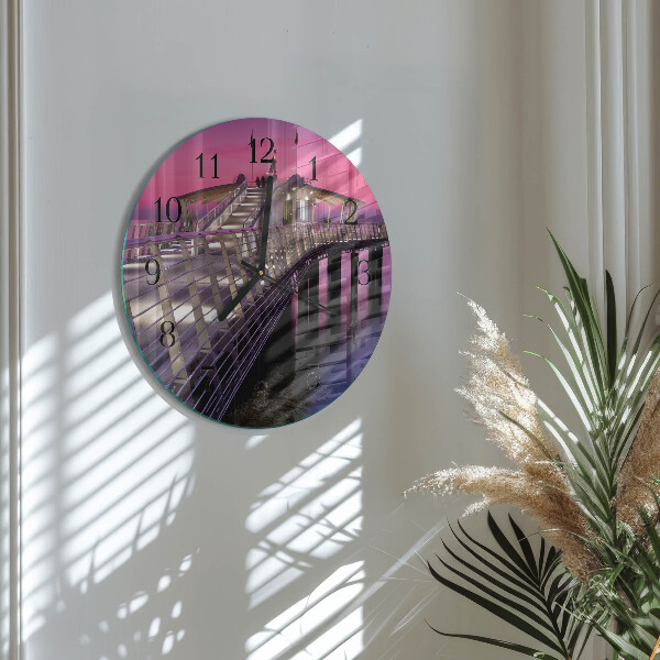 Reloj de pared redondo Muelle