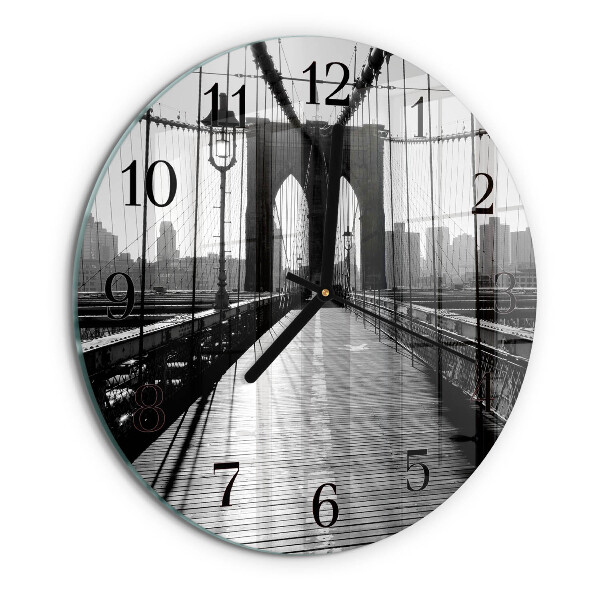 Reloj de pared redondo Puente