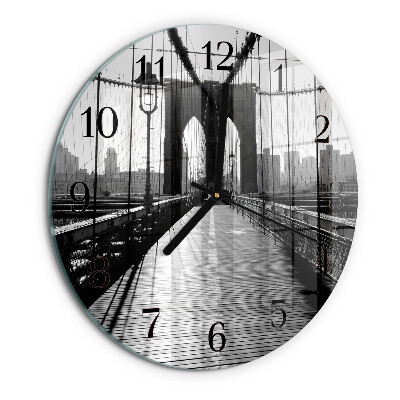 Reloj de pared redondo Puente