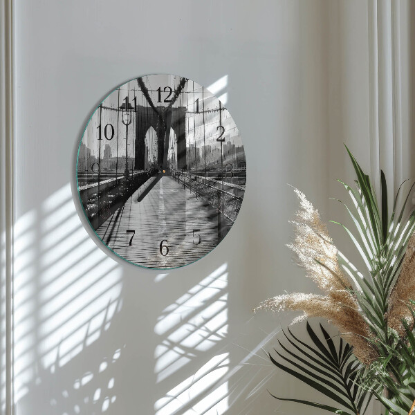 Reloj de pared redondo Puente