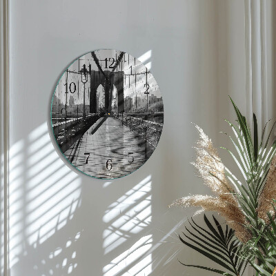 Reloj de pared redondo Puente
